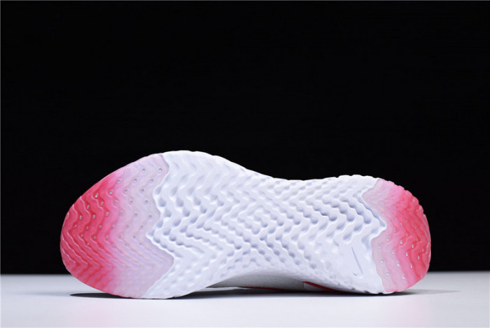 (image for) nike epic react flyknit white red AQ0067 800